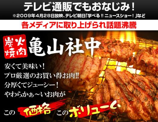 リニューアル 亀山社中 ファミリーセット 大 焼肉通販